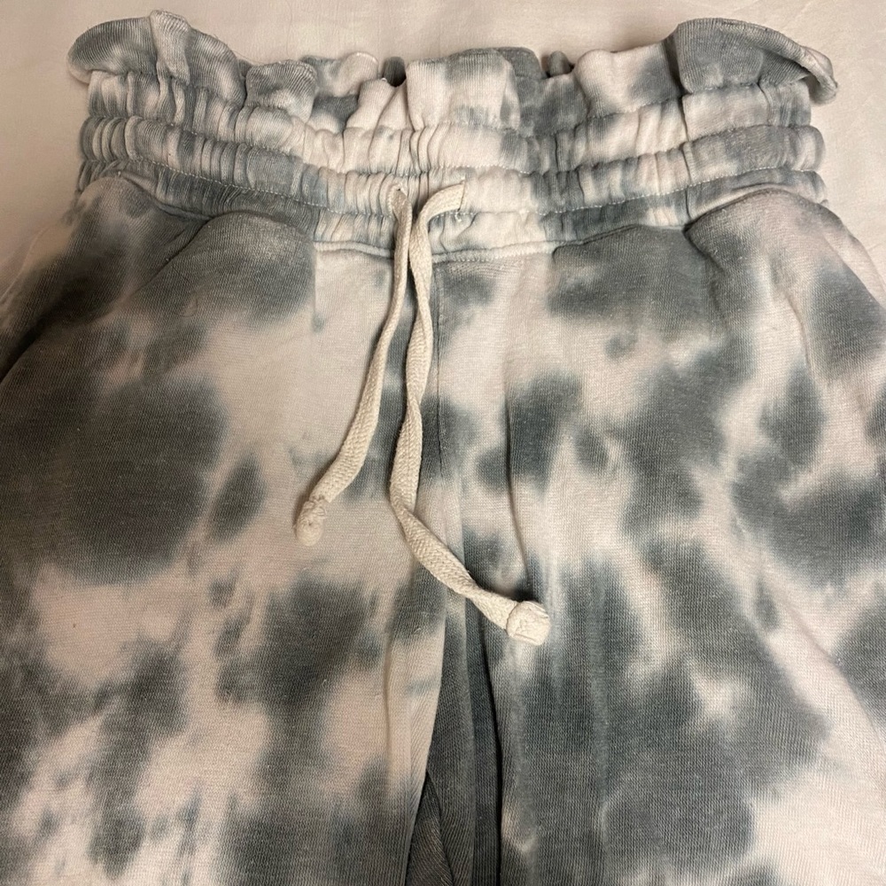 paper bag tie dye sweatpants